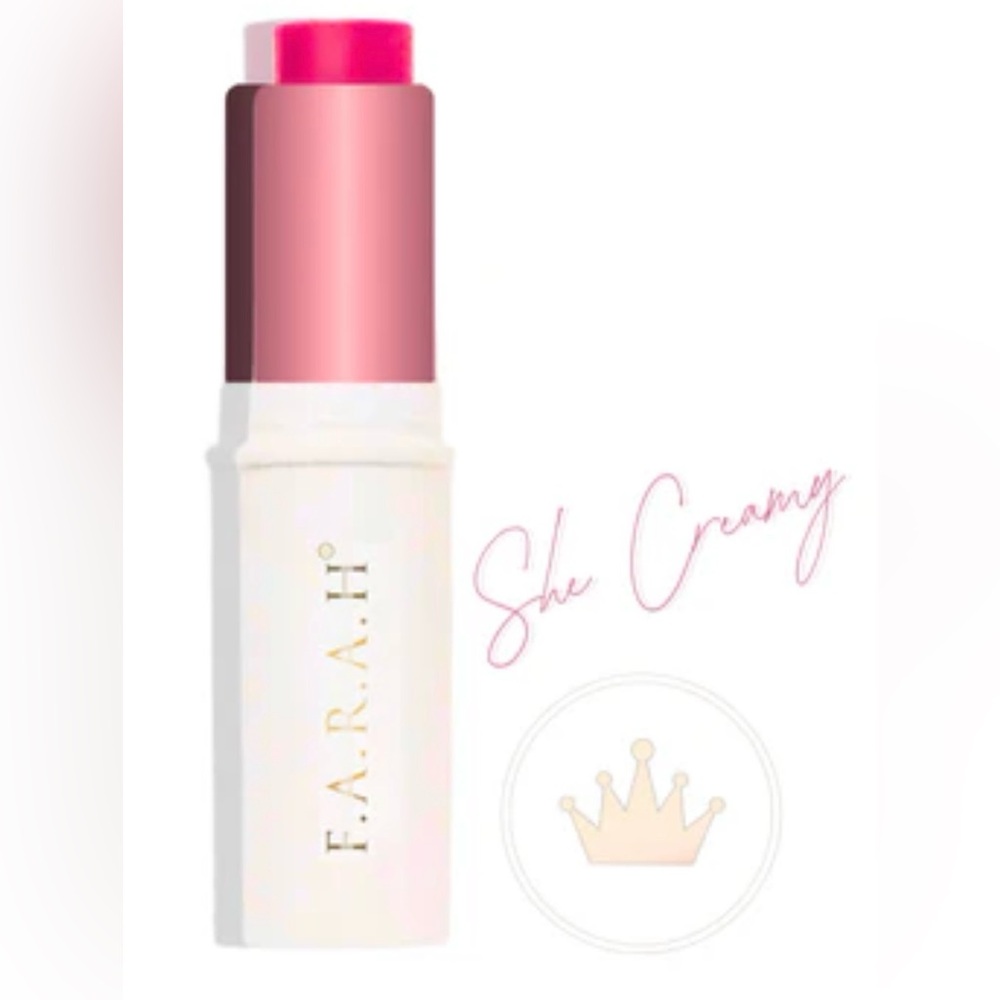 F.A.R.A.H Creamy Malai Blush Stick - - (Creamy Rose Petal Pink) - NIB
